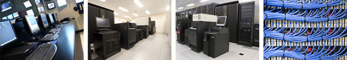 Photos of the data centre